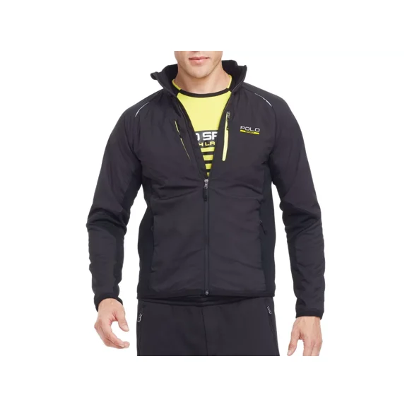 Polo Ralph Lauren Men's Sport Hybrid Tech Jacket Size Large Black