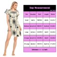 thumbnail image 3 of Women's Sleepshirts Black and White Pattern Nightgowns Sleep for Women Soft House Dresses Night Gown for Ladies, 3 of 6