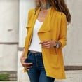 thumbnail image 2 of Vedolay Long Cardigans for Women Fall Winter Coat Causal Knitted Sweater Cardigan Yellow,2XL, 2 of 5