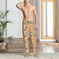 thumbnail image 2 of Honiee Colorful Chicken for men - a sleek fusion of Straight Pajama Pants, versatile Lounge Pants, and cozy Sleepwear, all rolled into one-Large, 2 of 6