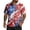 #01 Royal Blue, variant on 250 Anniversary Button Down Shirts for Men American Flag Print Short Sleeve Lapel Collar T-Shirt 1776-2026 Patriotic Star Classic Fit Casual Tops, L, #01 Wine