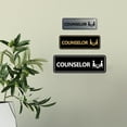 thumbnail image 2 of Standard Counselor Sign (Blue) - Small, 2 of 5