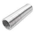 thumbnail image 2 of Manguera de ventilación para secadora de conductos, manguera de conducto flexible de 6 pulgadas, manguera de conducto de aire flexible, manguera de ventilación de aire para conductos de aluminio, confiable y duradera, 2 of 8