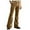 A-Khaki104, variant on XIAONU Men's Cream Corduroy Flared Pants Button-Waist Bell-Bottom Trousers Retro Cozy Casual Pant