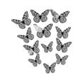 thumbnail image 1 of 12Pcs Wall Stickers Hollow Out Butterfly Shape Wall Decal 3D Cut-Out Sticker Refrigerator Stickers Decorative Paper Butterfly For Diy Art Decoration Removable Sticker, 1 of 7