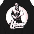 thumbnail image 3 of David Bowie - Bowie Distressed Circle - Men's Jersey Tank Top, 3 of 5