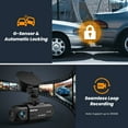 thumbnail image 3 of NEXPOW Dash Cam Front and Inside, 1080P FHD Car Camera with Rear IR Night Vision, Accident Lock, 24H Park Mode, G-Sensor, Included 32GB Card, 3 of 8