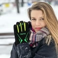 thumbnail image 3 of Thermal Touchscreen Gloves under $5! CQCYD Winter Thermal Gloves, Touchscreen Ski Gloves for Men Women, Windproof Waterproof Cold Weather Gear for Running Cycling Outdoor, 3 of 3