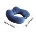 thumbnail image 3 of Wuztai U-shaped Neck Pillow Soft Breathable for Travel, 26x29x10cm Hump Cushion Portable Support, Travel Neck Rest Comfortable Pillow, 3 of 7
