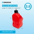 thumbnail image 2 of Bushman 4Pk U-Jug Storage Jug, Portable Plastic Container, 5.5 Gal, Red, 2 of 10