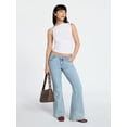 thumbnail image 2 of No Boundaries Low Rise Specialty Flare Jeans, 31" Inseam, Women's 00-18, 2 of 5
