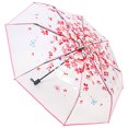 thumbnail image 5 of Masteelf Transparent Folding Umbrella Travel 88.00X88.00X58.00CM Pink, 5 of 8