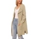 thumbnail image 4 of Suéter cárdigan para mujeres, abrigo de otoño, abierto al frente, de manga larga, abrigo de punto medio largo, chaqueta XS color caqui, 4 of 6