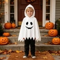 thumbnail image 2 of Gunia Kids Ghost Hooded Cape For Boys Girls 2 Piece Halloween Costumes Cosplay Cloak Cute Party Dress Up Outfits Poncho, 2 of 9