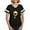 Smoke Gray, variant on CafePress - Power Rangers Yellow Rang Women's Football T Shirt - Womens Football Shirt