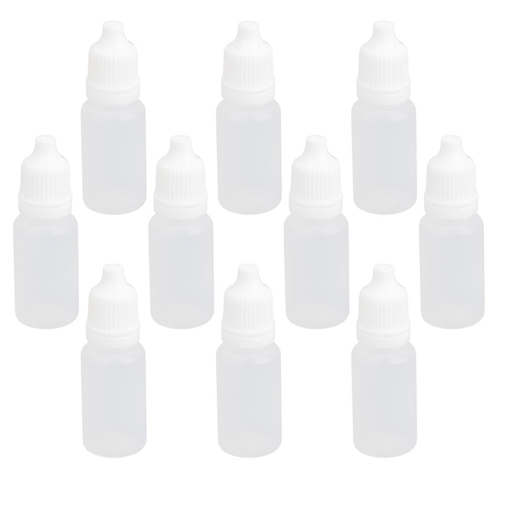 10pcs Empty Squeezable Dropper Bottle for Eye Drop Lab Liquid 10ml
