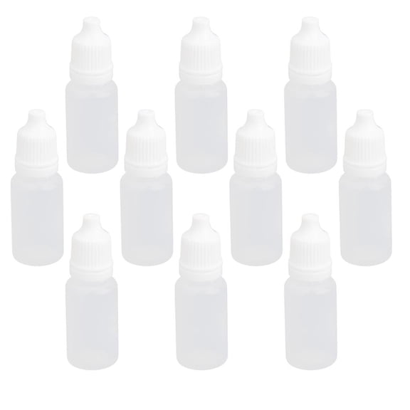 10pcs Squeezable Dropper Bottle For Eye Drops Lab 10ml