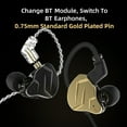 thumbnail image 5 of KZ ZSN PRO X Wired In-ear Headphones DIY Earphones 1BA+1DD Hybrid Driver HIFI DJ Monitor Running Sport Earbud, 5 of 6
