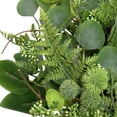 thumbnail image 5 of Northlight Seeded Eucalyptus with Sweet Gum Flowers Artificial Spring Wreath - 24", 5 of 8