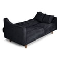 thumbnail image 4 of Sofá Cama De Velvet Gris Oxford Beehive Memory Foam Modelo Annika, 4 of 8