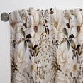 thumbnail image 5 of Designart "Vintage Inspired Floral Patterns II" Plants Bohemian Curtain, Floral Single Panel, 5 of 6