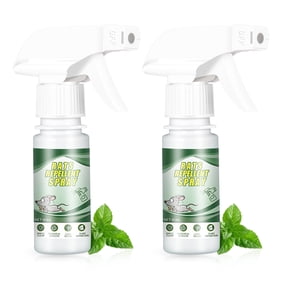 2 Bottles Peppermint Oil Rodent Repellent Spray 2.02 fl oz