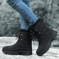 thumbnail image 2 of BOBOGOJP Boys Girls Winter Snow Boots Waterproof Anti-slip Warm Lining Shoes (Toddler/Little Kid/Big Kid) Black for Size 7.5, 2 of 9
