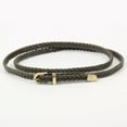 thumbnail image 2 of Women's Braided Belts Retro Korean Style Woven Waist Belts Army Green One Size, 2 of 3