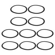 OUNONA 10Pcs Speaker Edge Surround Rings Black Speaker Repair Accessory with Sound Insulation