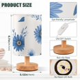 thumbnail image 3 of Teapot and Flowers Bedside Table Lamp LED Warm Lights with USB Charging Port Retro Cylinder Desk Lamps, 3 of 7