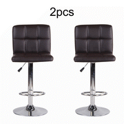 Ergonomic Height Adjustable 360 Degree Swivel Backrest Barstools Chair Comfortable Home Kitchen Stool With Footrest