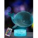 thumbnail image 1 of BaleineB - Luz nocturna para niños, lámpara de ilusión 3D, luz LED para guardería, control remoto, 16 colores cambiantes regulables, regalo de Navidad para niños y niñas, decoración para sala de estar, 1 of 3