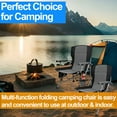 thumbnail image 4 of Camping Chairs Clearance for Adults, Portable Folding Lawn Chairs for Outdoor, Set of 2, 4 of 7