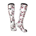 thumbnail image 4 of Balery Cherry Blossoms Fun Novelty Socks Men'S Women'S Crew Socks Funny Crazy Novelty Socks Quirky And Cool Socks, 4 of 9