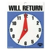 Will Return Later Sign 5" x 6", Blue