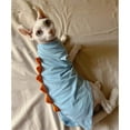thumbnail image 2 of UOSIA Dinosaur Sphynx Hairless Cat Clothes Cute Summer Cotton Shirts Cat Costume, 2 of 6