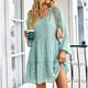 thumbnail image 1 of Vestido Con Cuello En V Vestido Con Cordón Para Mujer Vestido Fluido Vestido De Moda Para Mujer Vestido Casual Para Mujer Vestido Con Cuello En V Manga Larga Con Cordón Estampado ANGGREK Otros, 1 of 7