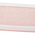 thumbnail image 3 of Pink Dog Potty Toilet Training Tray Puppy Pee Pad Holder Anti Slip Removable Mesh Indoor Potty Pan for Small Dogs, 3 of 5