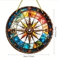 thumbnail image 2 of Reflective Acrylic Hanging Art Ornament With Intricate Designs For Garden Patio Yard And Home, 2 of 5