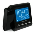 thumbnail image 3 of Magnasonic Projection Alarm Clock with AM/FM Radio, Battery Backup, Auto Time Set, Dual Alarm, Sleep Timer, Indoor Temperature/Day/Date Display & Bonus 3.5mm Aux Stereo Cable, 3 of 8