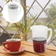 thumbnail image 4 of Large Capacity Beverage Storage Container Heat Resistant Cold Water Jug Plastic Juice Pitcher Household Teapot Kettle with Lid (Blue), 4 of 6