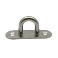 thumbnail image 5 of Beisidaer 2 Pack Pad Eye Heavy Duty Stainless Steel Oblong Plate Staple Ring Hook Loop, 5 of 7