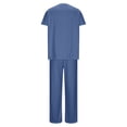 thumbnail image 6 of Hanen Basic Scrub Set for Women - Slim V-Neck Scrub Top & Multi Pocket Skinny Cargo Scrub Pants, 6 of 7