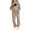 Beige, variant on Girl Boys Tracksuit 2Pcs Casual Sweatsuit Teen Girls Long Sleeve Graphic Hoodied Casual Sweatpants Set