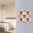 thumbnail image 5 of Dailycode Light Switch Plate Covers 3 Gang Wall Plate Plastics Outlet Covers for Kitchen Home Office Decor Cute Bear Heart, 5 of 8