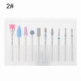 thumbnail image 1 of 10 Pcs / Set Alloy Steel Nail Art Drill Polishing Head Kit Nail Drill Machine Accessories 02#, 1 of 5