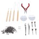 thumbnail image 2 of Kit de Herramientas de extensión de Cabello, Alicados de Cabello Kit de Herramientas de Micro Enlace Profesional Con Hojas de Aislamiente de Calor para Todos los Estilos, 2 of 7