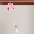 thumbnail image 5 of Door Hanging Interactive Cat Toy 4.7 Inch Automatic Retractable Self Play Teaser Adjustable Training Toy for Indoor Cats Pink, 5 of 5