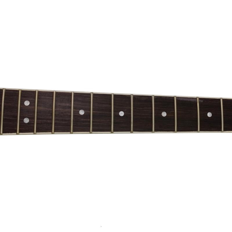 CEORPER Guitar Neck Replace Parts Durable Wooden Fretboard 25in Electric Guitar Parts