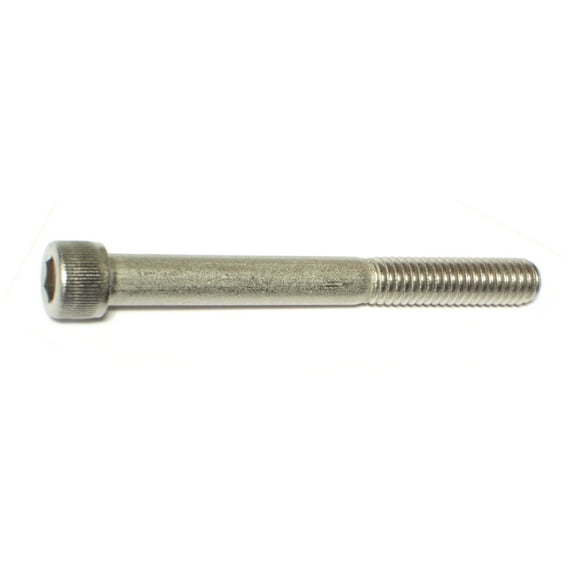 5/16"-18 x 3" 18-8 Stainless Steel Coarse Thread Socket Cap Screws (6 pcs.)